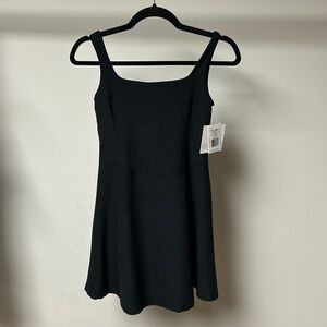 Beyond yoga garden party dress darkest night heather